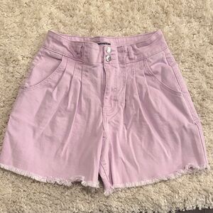 Wild Fable Lilac High-Waisted Shorts